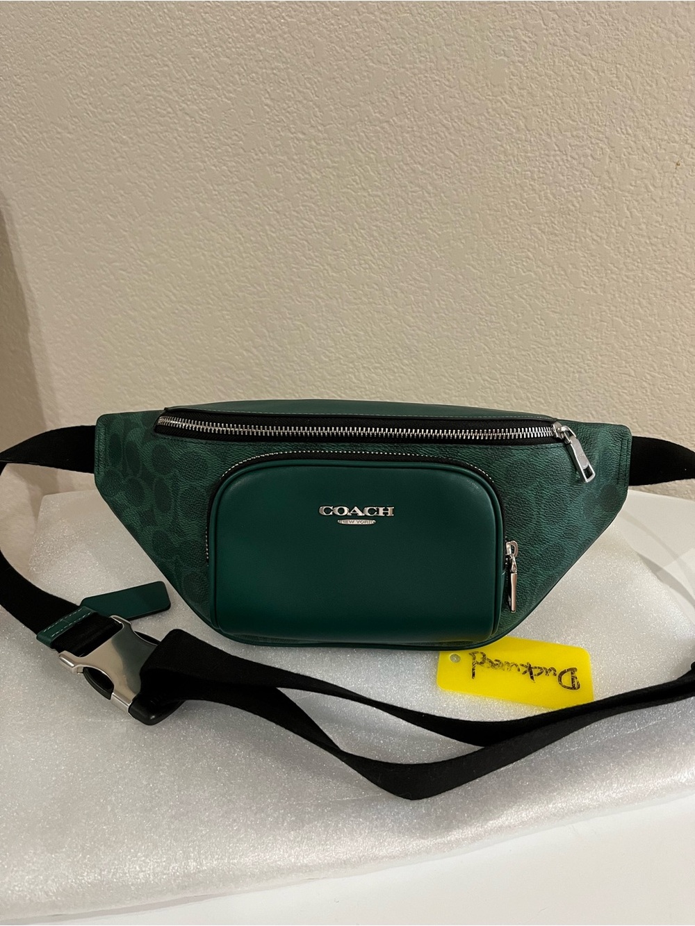 NWT Coach Belt Bag In Signature Canvas